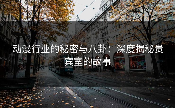动漫行业的秘密与八卦：深度揭秘贵宾室的故事